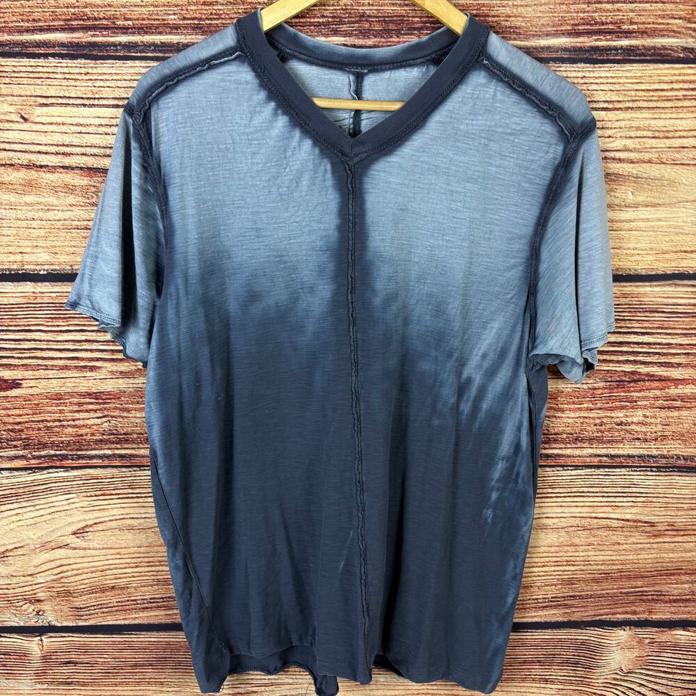 Y2k Affliction Live Fast Cut & Sew V Neck T-shirt